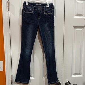 Mudd girls Dark Indigo Boot Cut Jeans size 12